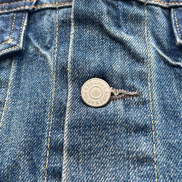 Polo Ralph Lauren Mens Alpine Racing Polo Ski Bear Denim Trucker Jacket Sz S New - Picture 16 of 16